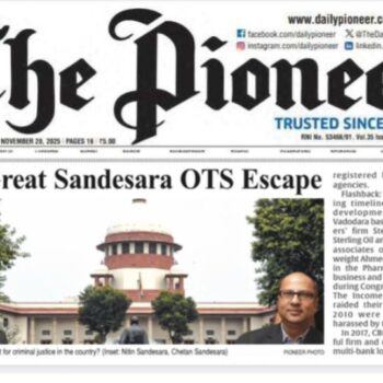 J Gopikrishnan | November 28, 2025 In a curious development, agreeing to the Central Government, the Supreme Court has allowed fugitive Sandesara brothers and their Sterling Group to go scot-free from all criminal cases filed by CBI, ED and Income Tax related to bank loan frauds by paying Rs5,100 crore, which is only 1/3 of the dues. The apex court bench comprising Justices JK Maheshwari and Vijay Bishnoi on November 19 allowed the fugitive Chetan-Nitish Sandesara brothers’ firms to deposit the money in the Registry by December 17 as One-Time-Settlement (OTS) to avoid all cases, including criminal cases registered by various probe agencies. Flashback: There is an interesting timeline and mysterious developments in this case. Vadodara-based Sandesara brothers’ firm, Sterling Biotech and Sterling Oil and Energy were close associates of Congress heavyweight Ahmed Patel was engaged in the Pharmaceutical and Oil business and was having heydays during the Congress regime till 2014. The Income Tax officers who raided their Mumbai office in 2010 were transferred and harassed by the Government. In 2017, CBI caught the powerful firm and registered cases for multi-bank loan fraud, ranging to Rs16,000 crore. The Enforcement Directorate also filed cases and attached Rs 9,800 crore worth of assets and the Income Tax also filed cases. Ahmed Patel’s son-in-law, Irfan Siddiqui, was also chargesheeted and the case clearly mentioned his role and Patel’s son Faizal’s role in bribing Income Tax officers. CBI’s then Special Director Rakesh Asthana’s son was also an employee in Sandesara Group, and his daughter’s wedding expenses were also met by the fugitive Nitin and Chetan Sandesara, according to the Sandesara Diaries produced by noted lawyer Prashant Bhushan. These diaries, also produced as records by the agencies, show the hawala/bribe payments by the Sandesara Group promoters and their firms to many officials and politicians in Gujarat, Mumbai and Delhi from 2003. It is a well-known thing that the 2017-2018 tussle inside CBI started when the Director Alok Verma ordered for probe against his deputy Rakesh Asthana’s links with Sandesara brothers, who were having proximity with Ahmed Patel. When the cases got heated in 2017, Nitin and Chetan, along with their family, escaped from India using their illegal Albanian passport and parked in Nigeria. In September 2020, when the entire country was locked down during the COVID-19 pandemic, Sandesara’s Chartered Accountants Hemant S Hati and Chetan Jayantilal approached the Supreme Court with the current curious petition seeking One-Time-Settlement (OTS), seeking cancellation of all criminal cases from CBI, ED and Income Tax, SFIO and cases in Tribunals and under Black Money Act also. Even cases at Magistrate Courts for bribing officials, using illegal Albanian passports also sought for cancellation when OTS is allowed. They claimed already paid around Rs. 2,000 crore to banks. Senior lawyer Mukul Rohatgi appeared for the Chartered Accountants of the fugitive Sandesara brothers. How CAs can file a petition on behalf of fugitive clients is another question. Central Government agrees for OTS The Central Government, represented by top Law officer Solicitor General Tushar Mehta, filed a sealed cover on this curious OTS demanding petition filed by the fugitive brothers’ Chartered Accountants. On November 18, the Supreme Court agreed to the Government’s suggestion of accepting Rs 5,100 crore as OTS and cancellation of all cases, including criminal cases. “The entire amount of Rs. 5100 crores to get rid of all proceedings and to put a quietus to the litigation of criminal cases with respect to CBI, ED, attachments under PMLA, Fugitive Act, SFIO, black money and Income Tax,” said the Judges, showing benevolence to the curious petition. The court observed, “If the petitioners are ready to deposit the amount as settled in OTS and public money comes back to lender banks, the continuation of the criminal proceedings would not serve any useful purpose.” Now, as per the Order, Sandesara brothers and Sterling Group of companies are scot-free from all cases by paying Rs. 5,100 crores, which is only 1/3 of the dues to the Banks, by December 17. And ED’s attachment of Rs. 9,800 crore worth properties will be back to the fugitive Sandesara brothers and Sterling Group. Here, the bigger question is how the Supreme Court used its powers under Article 142 to pass such a curious Order, giving escape from criminal cases by paying only 1/3of the bank loan frauds. Another question is why the Central Government agreed to meagre OTS and closing all the criminal cases of the fugitives from 2017, who were involved in bribery, corruption, smuggling, bank frauds and huge loss to the exchequer? The billion-dollar question is why such benevolence is given to the fugitives by the Central Government and the Supreme Court agreeing to it.